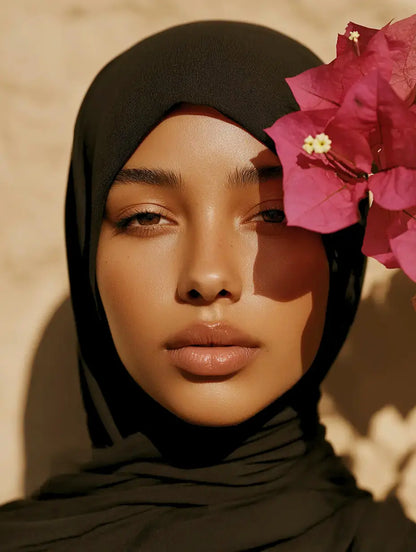 Voile de bain noir