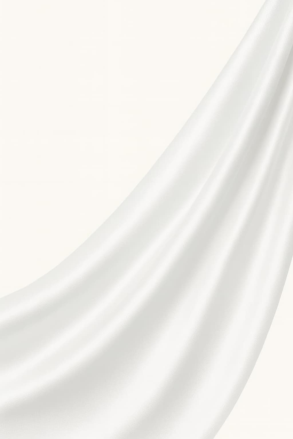 Voile en satin de soie - Blanc